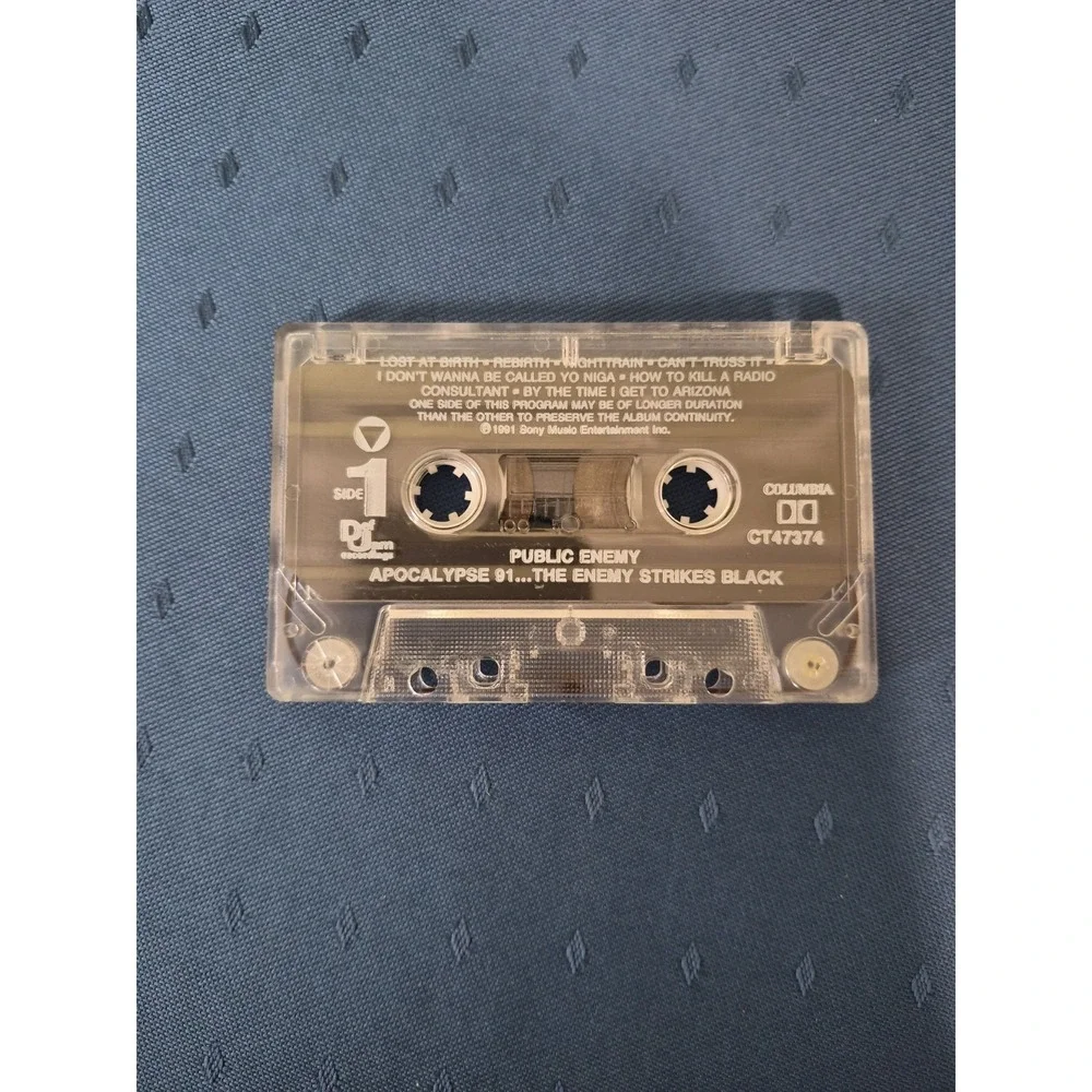 Public Enemy - Apocalypse 91... The Enemy Strikes Black Cassette Tape - Picture 4 of 8